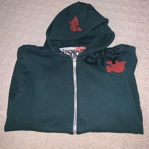 Free City zip up hoodie
